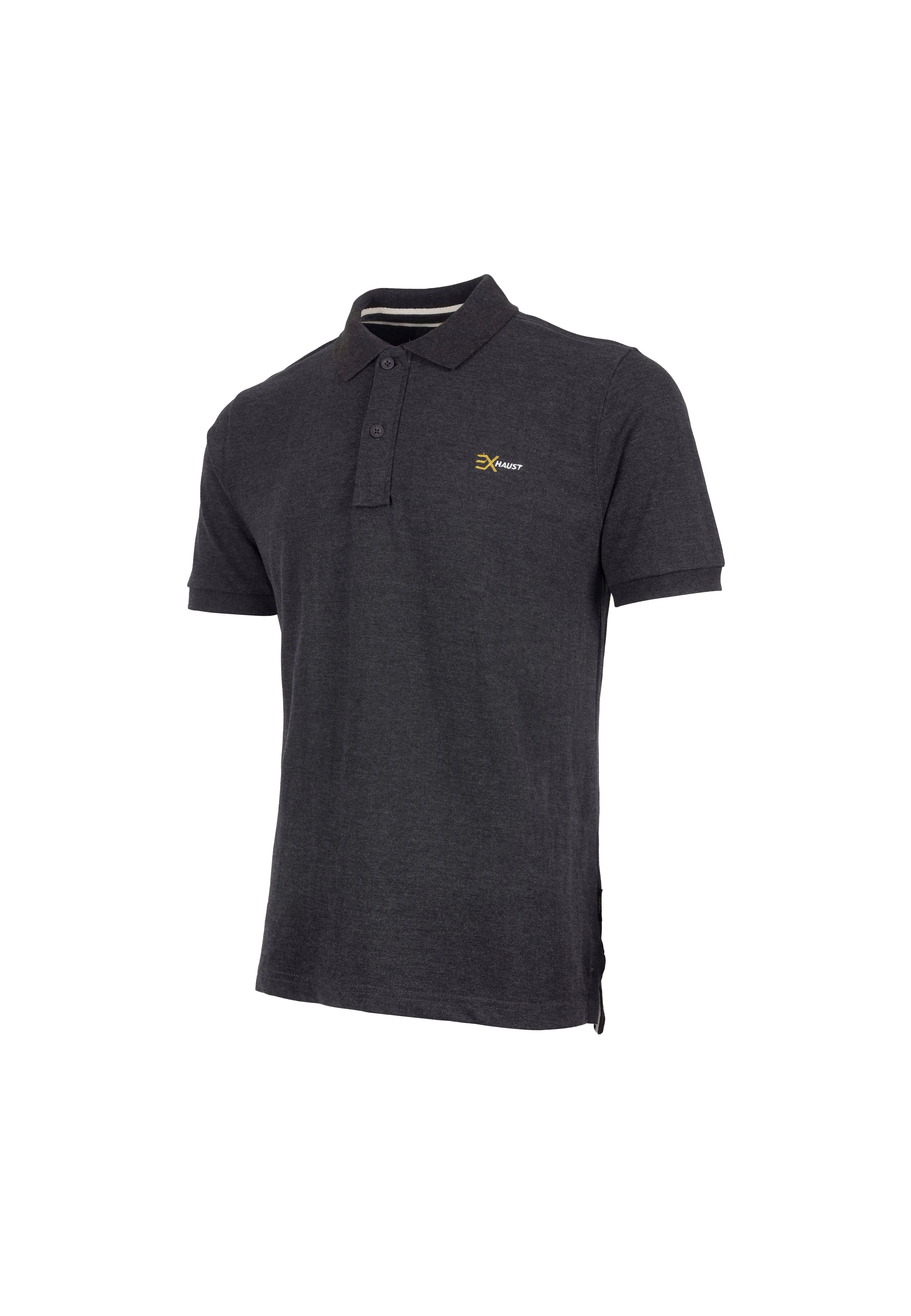 EXHAUST Plain Polo T-Shirt [Slim Fit] 1319