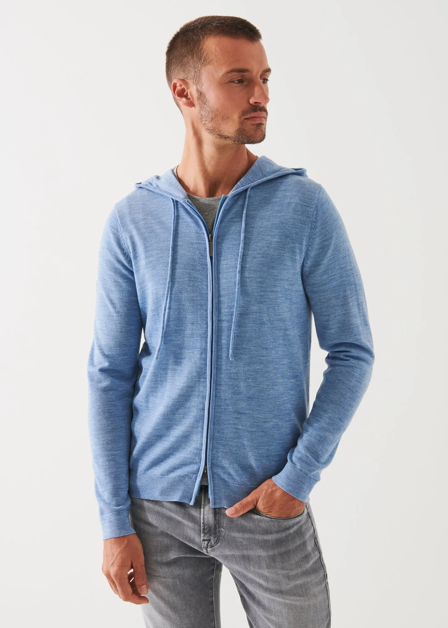 EXTRA-FINE MERINO FULL ZIP HOODIE