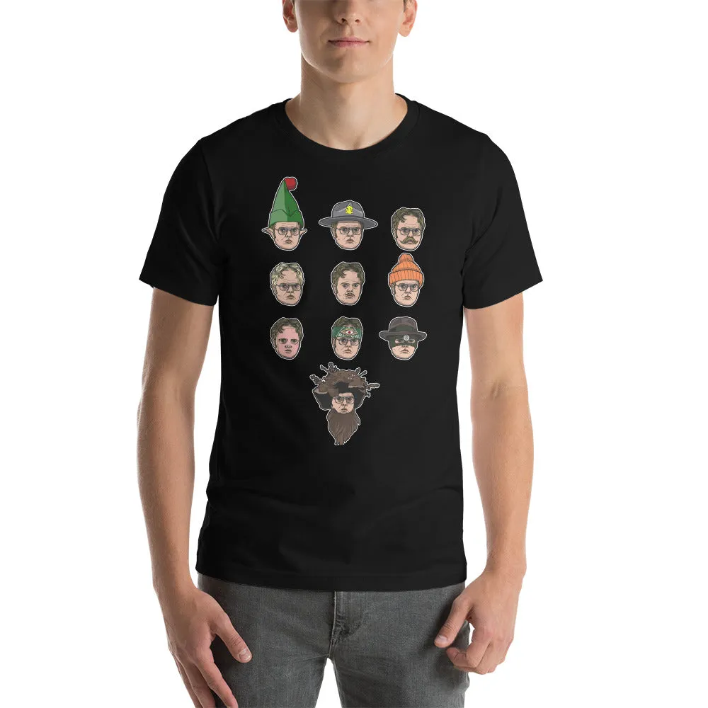 Faces of Dwight T-Shirt