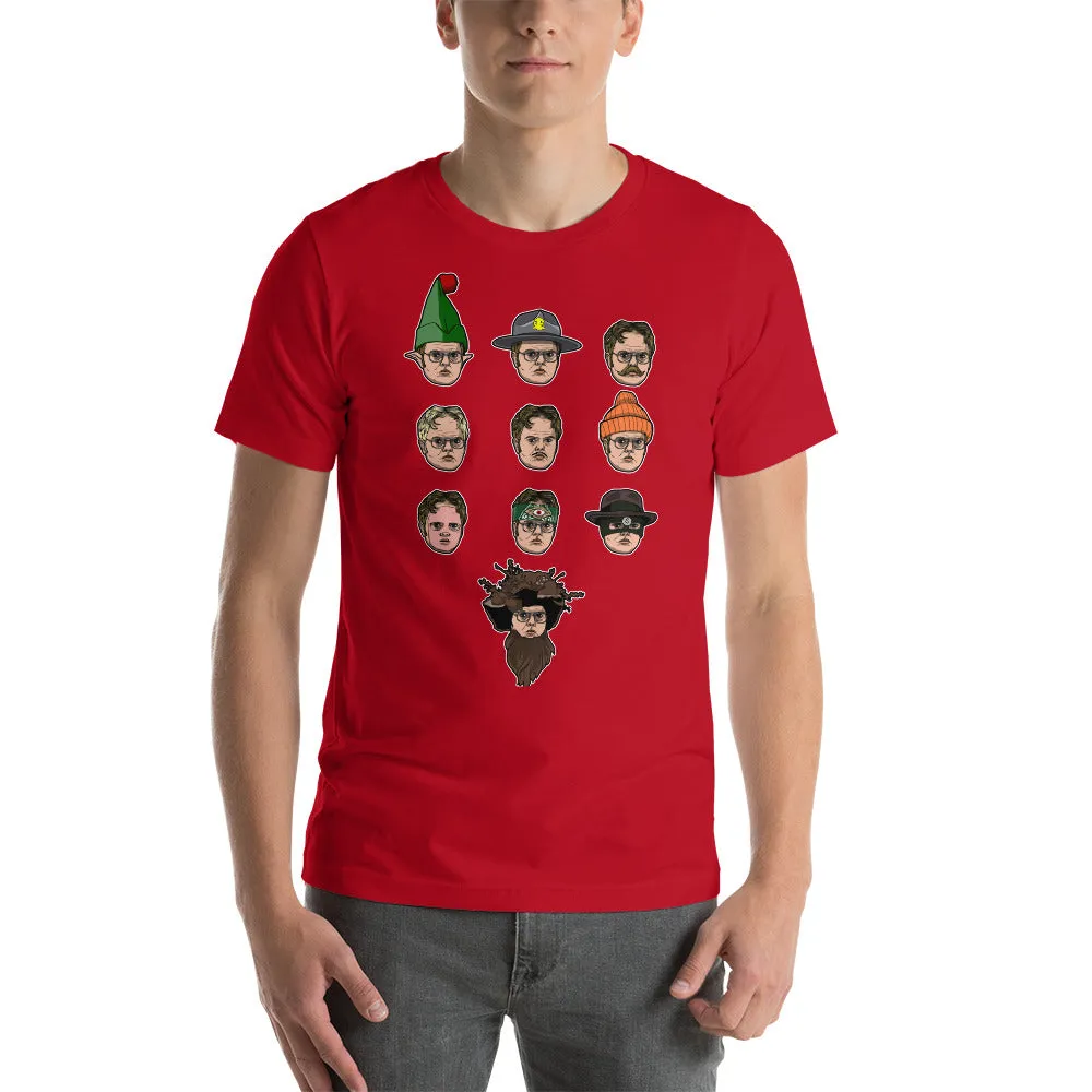 Faces of Dwight T-Shirt