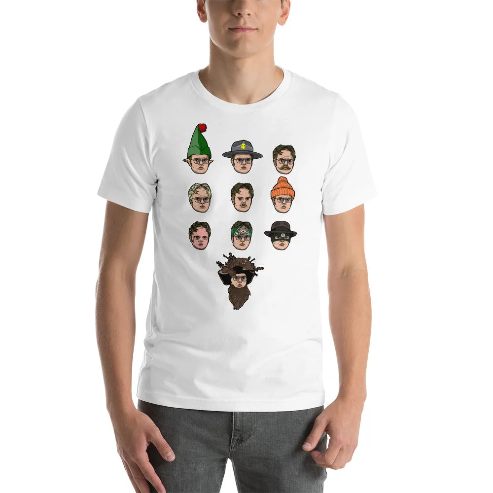 Faces of Dwight T-Shirt