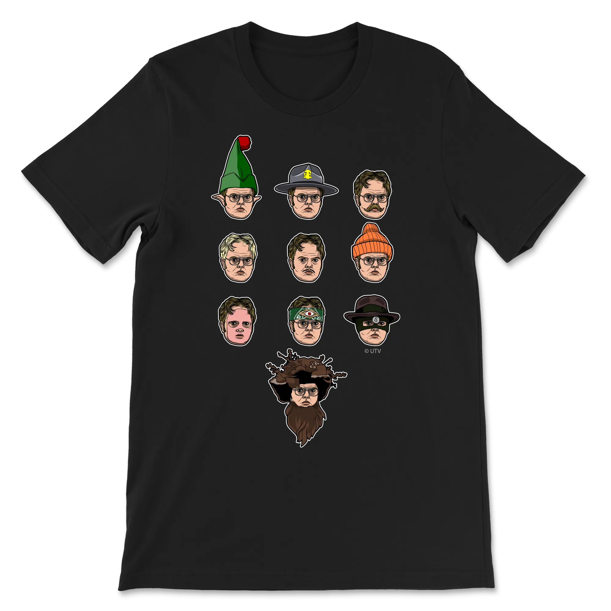 Faces of Dwight T-Shirt