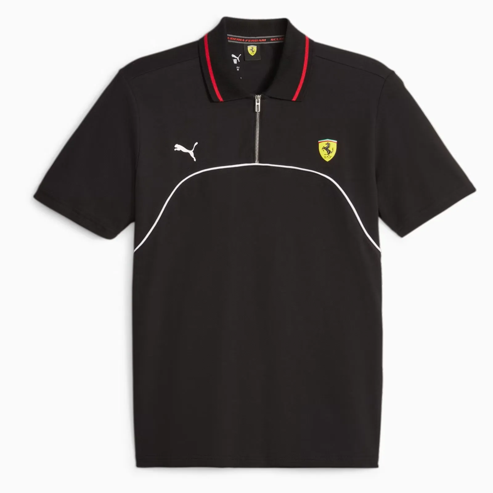 Ferrari Race Men's Black Polo by Puma