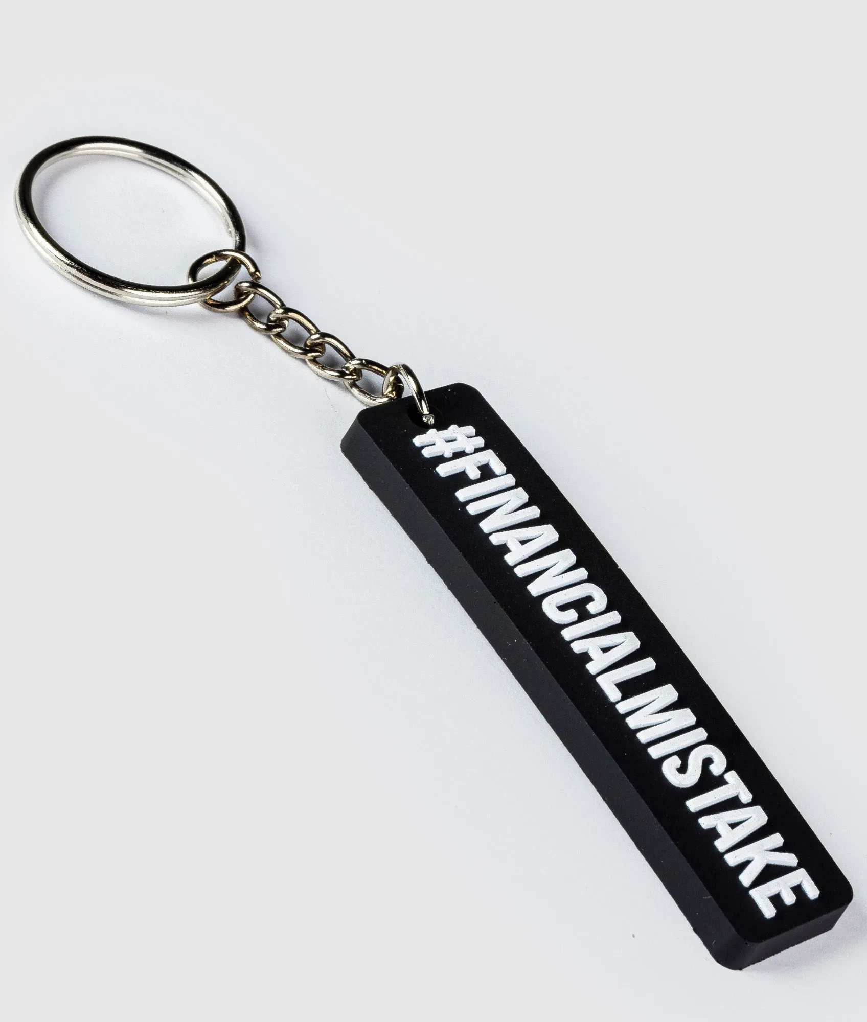 Financial Mistake Rubber Key Ring