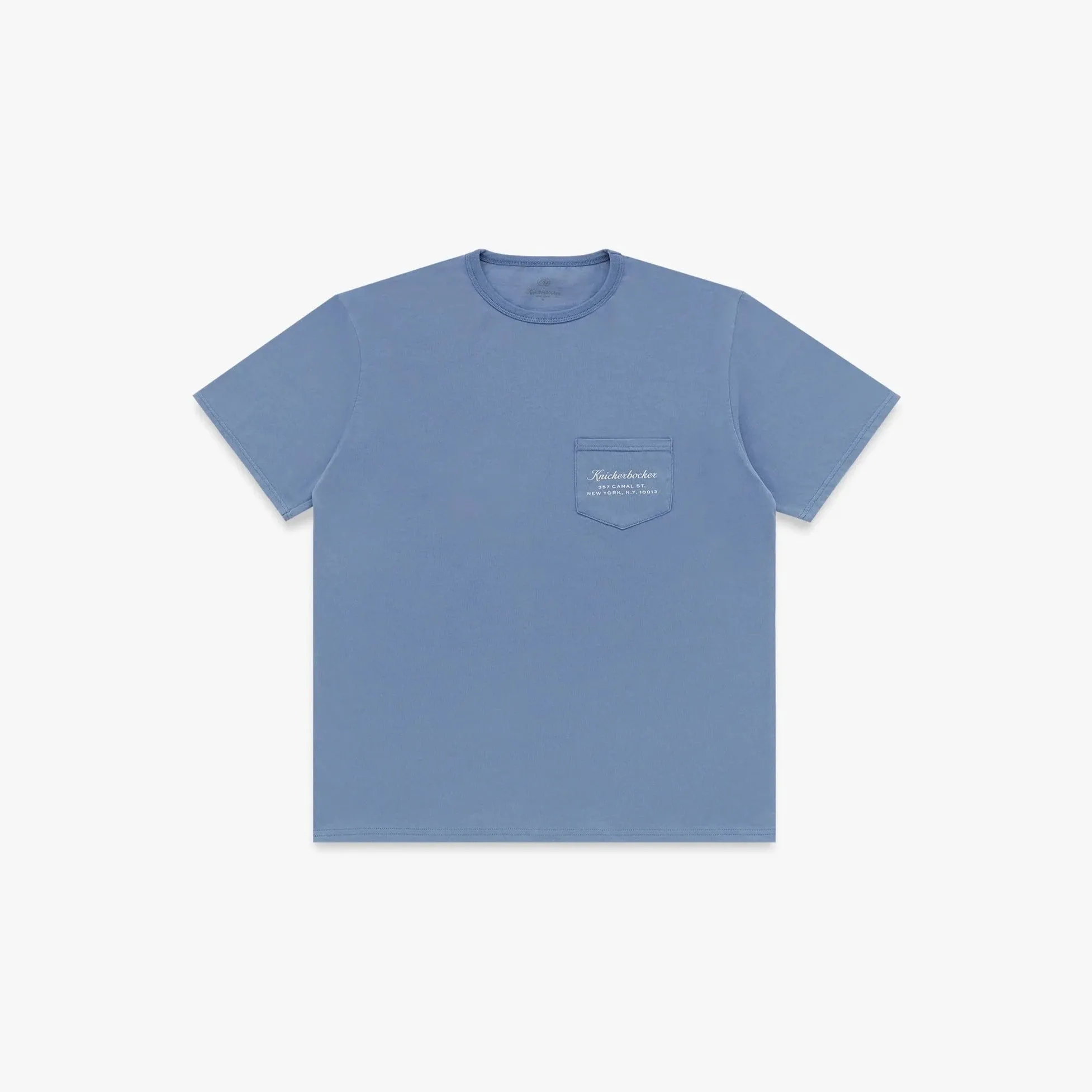 Flagship Pocket T-shirt | Blue | Knickerbocker