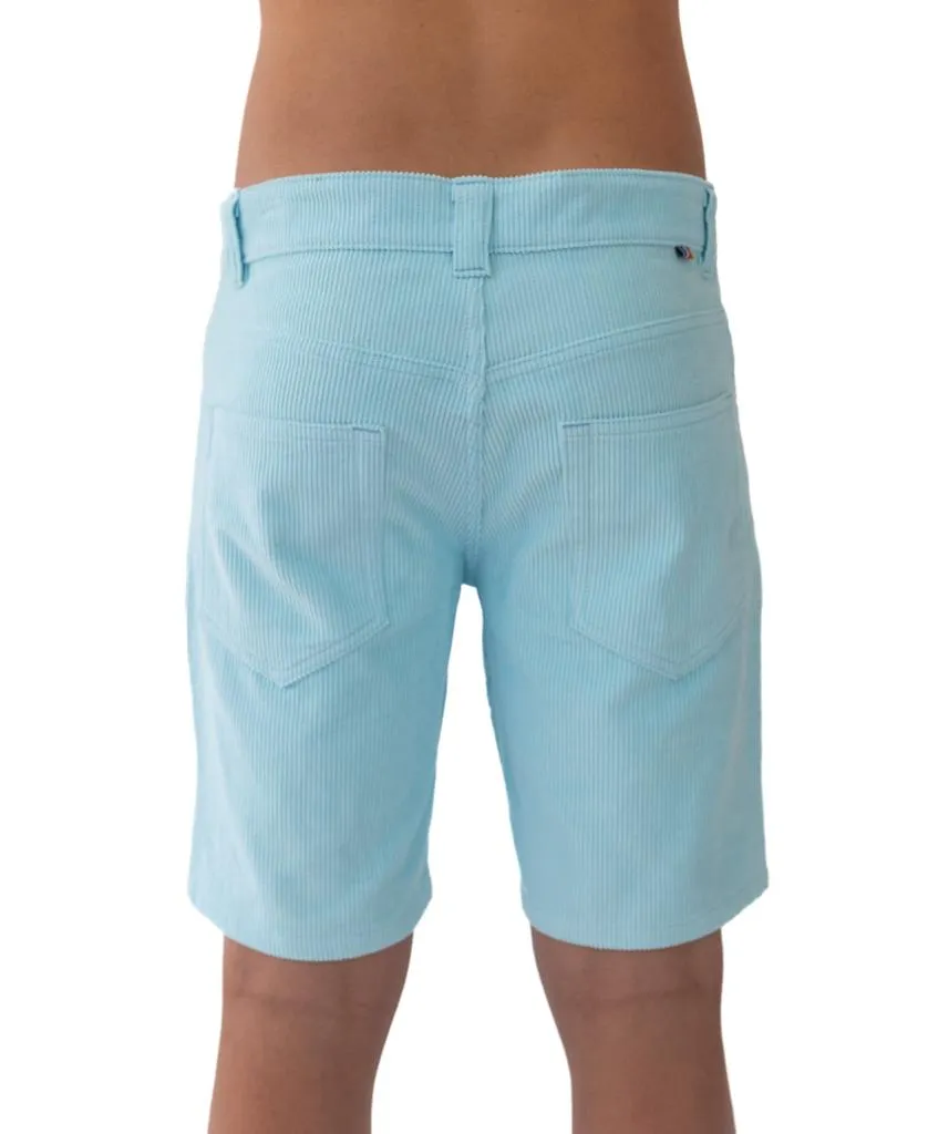 Floyd Cord Walkshort | Turquoise