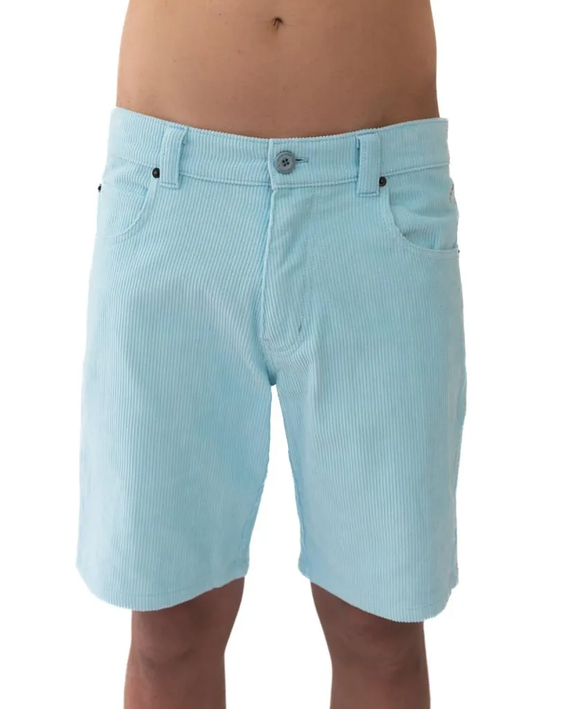 Floyd Cord Walkshort | Turquoise