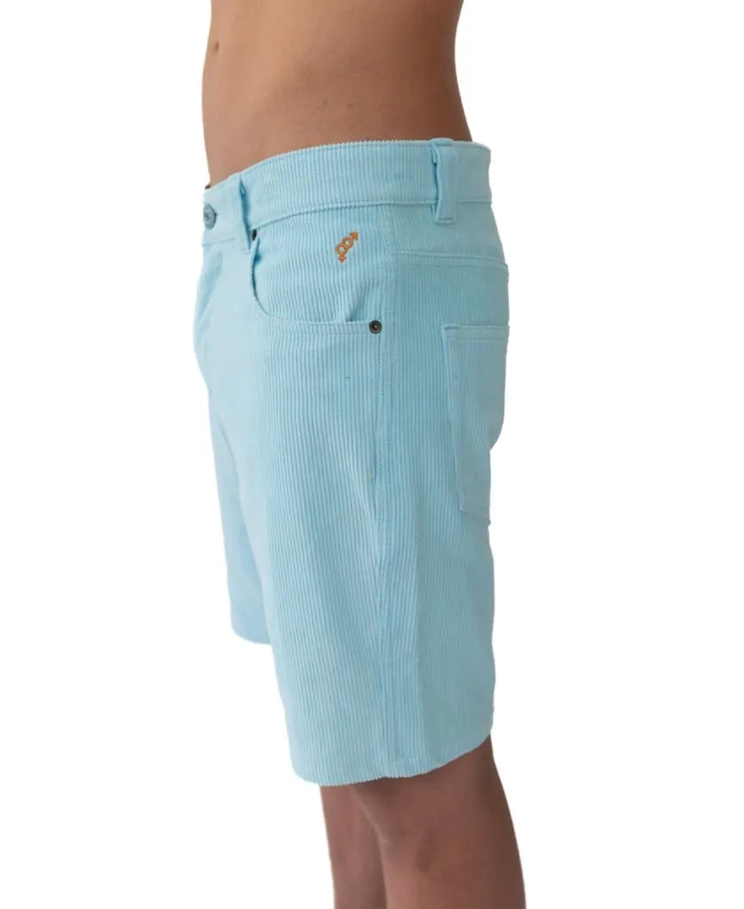 Floyd Cord Walkshort | Turquoise