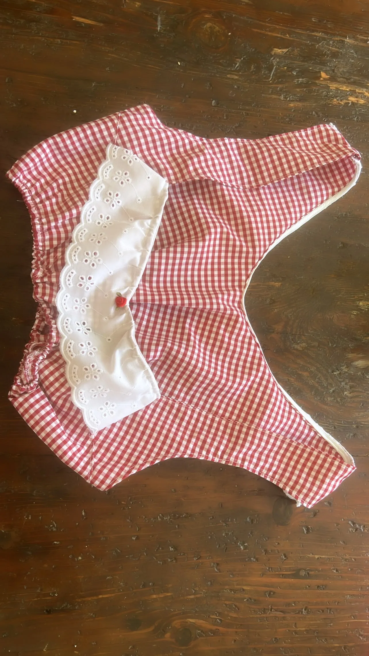 Gingham Lingerie Set