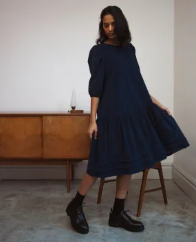 Glynis Cord Dress In Navy