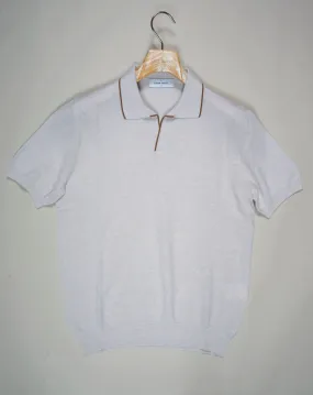 Gran Sasso Capri Collar Polo Shirt / Light Beige