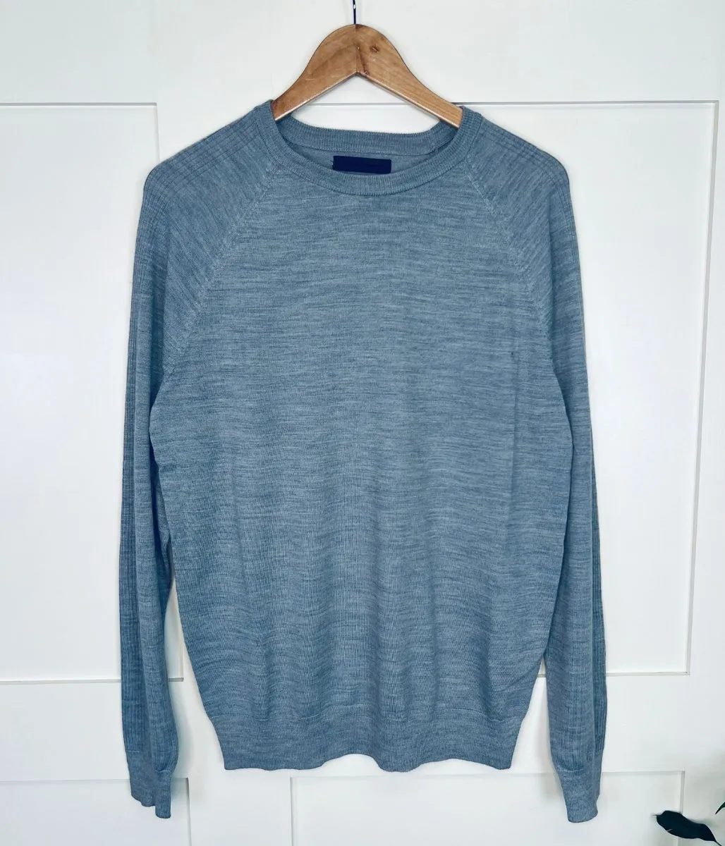 Grey Men's Merino Wool Jumper