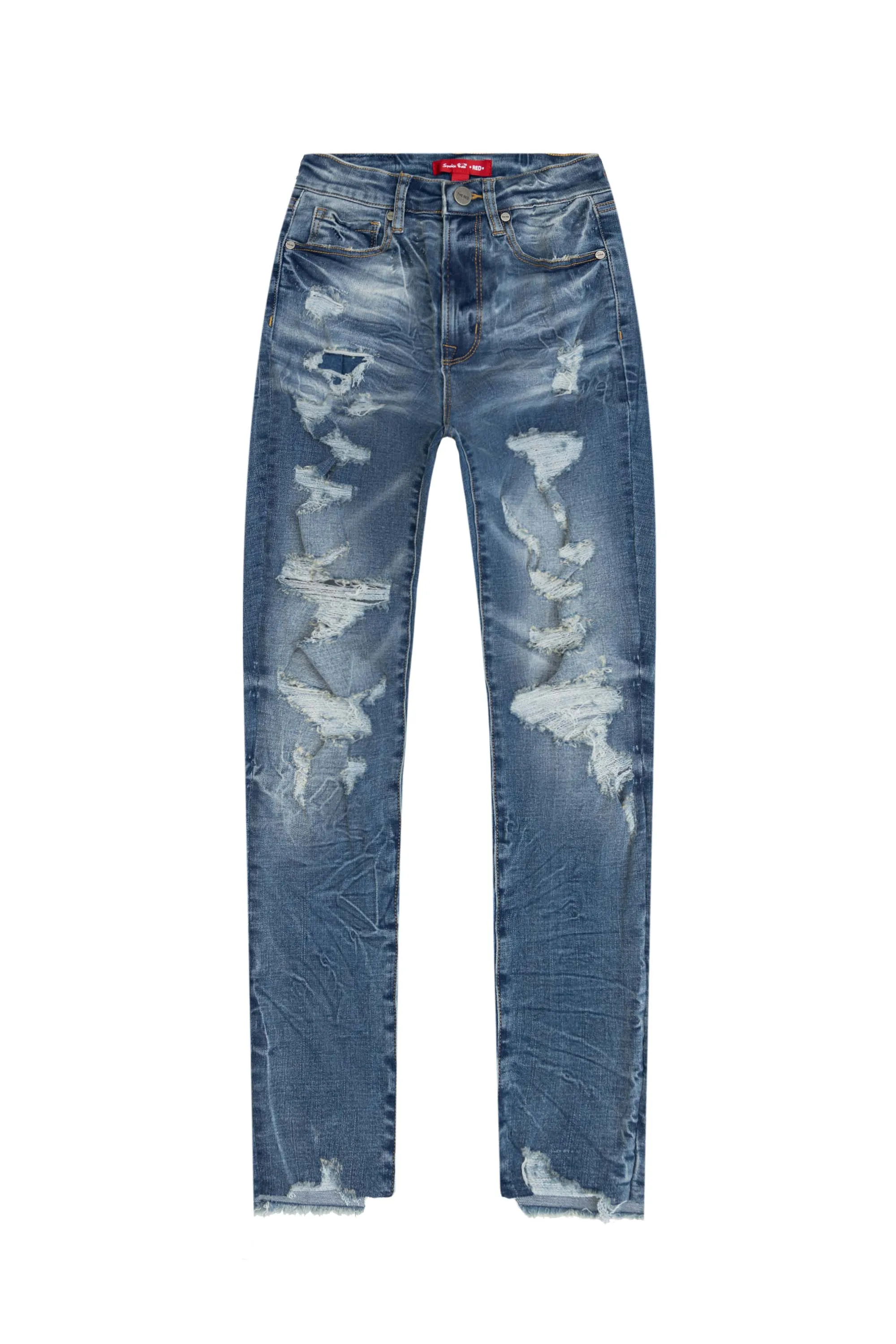 Heavy Ripoff Semi Basic Denim Pants - Lyons Blue