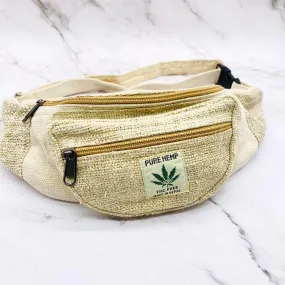 Hemp Fanny Packs, Handmade Unisex Fanny Packs, Ecofriendly Bag, Vegan Cross Body Bags, Waist Bag, Light weight Hippie Bags, Gift For Him/Her