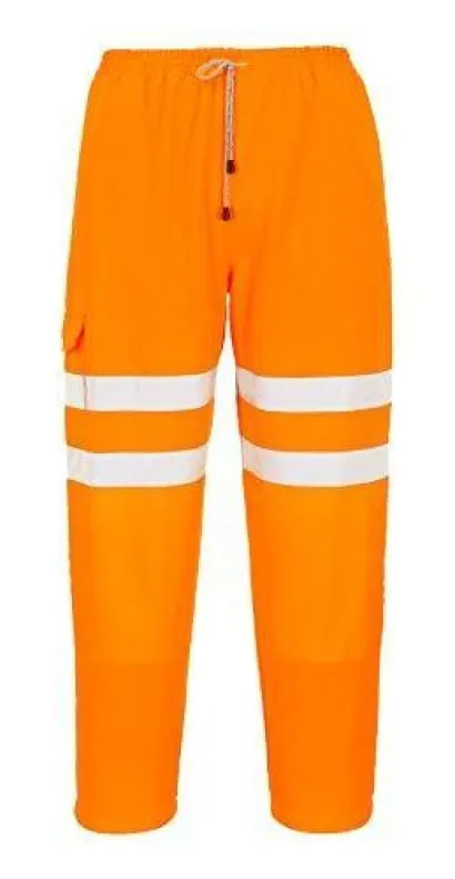 Hi Vis Jogging Bottoms Pants Rail Spec (joggers) Class 2- RIS 3279 Portwest RT48