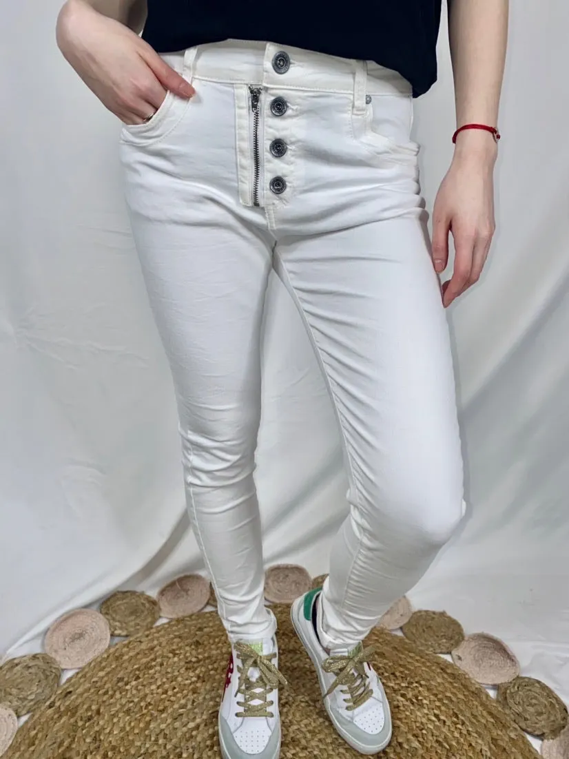 Isaac Jeans - White