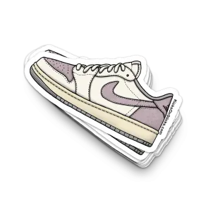 Jordan 1 Low "Atmosphere Grey" Sneaker Sticker