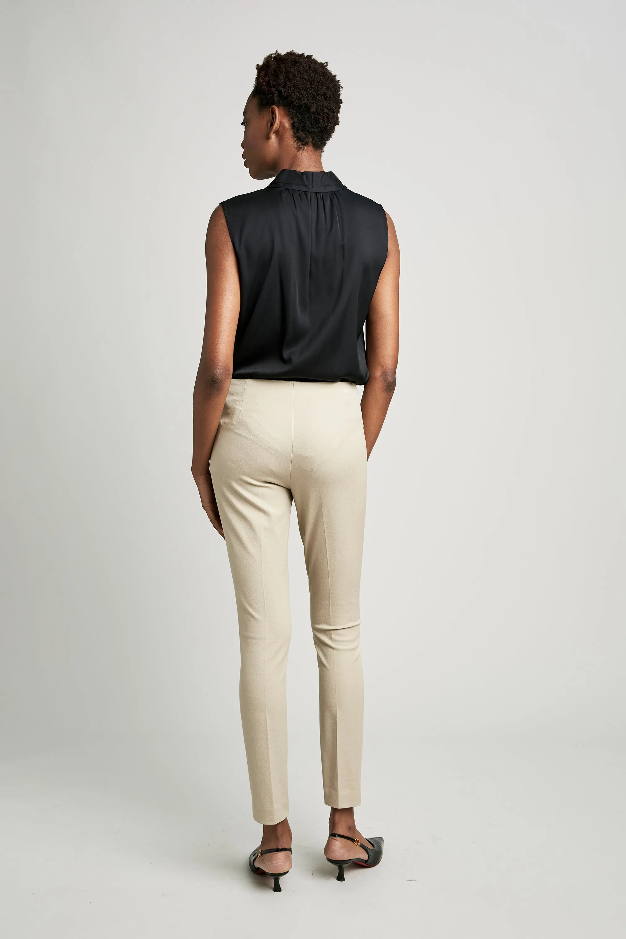 Juliette Long Skinny Stretch-Twill Pant