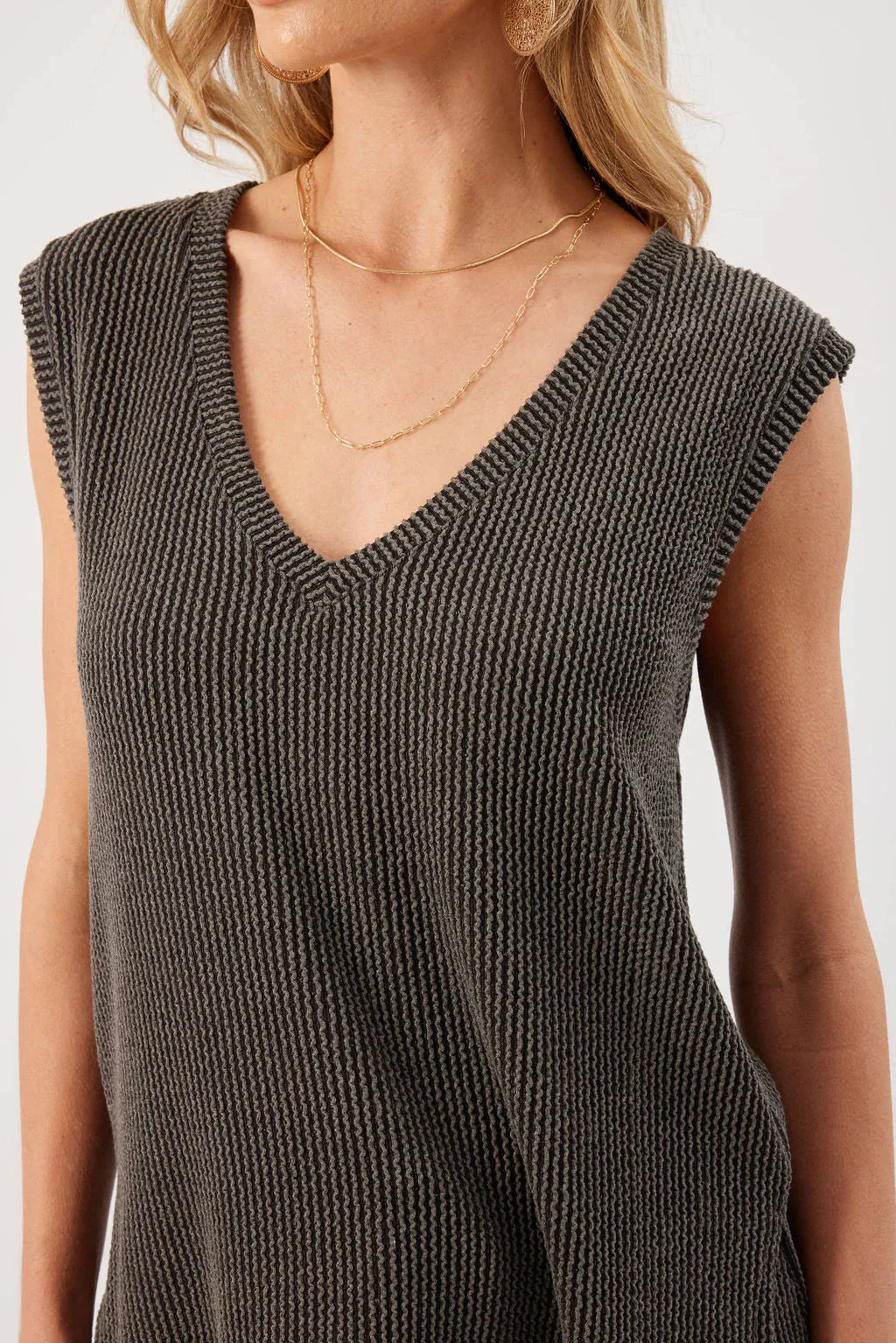 Kalina Charcoal Top