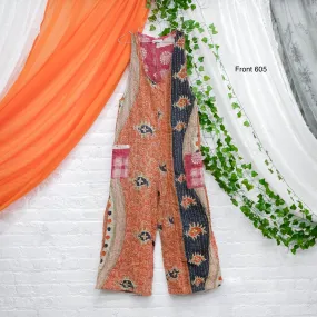 Kantha Wide Leg Jumpsuits