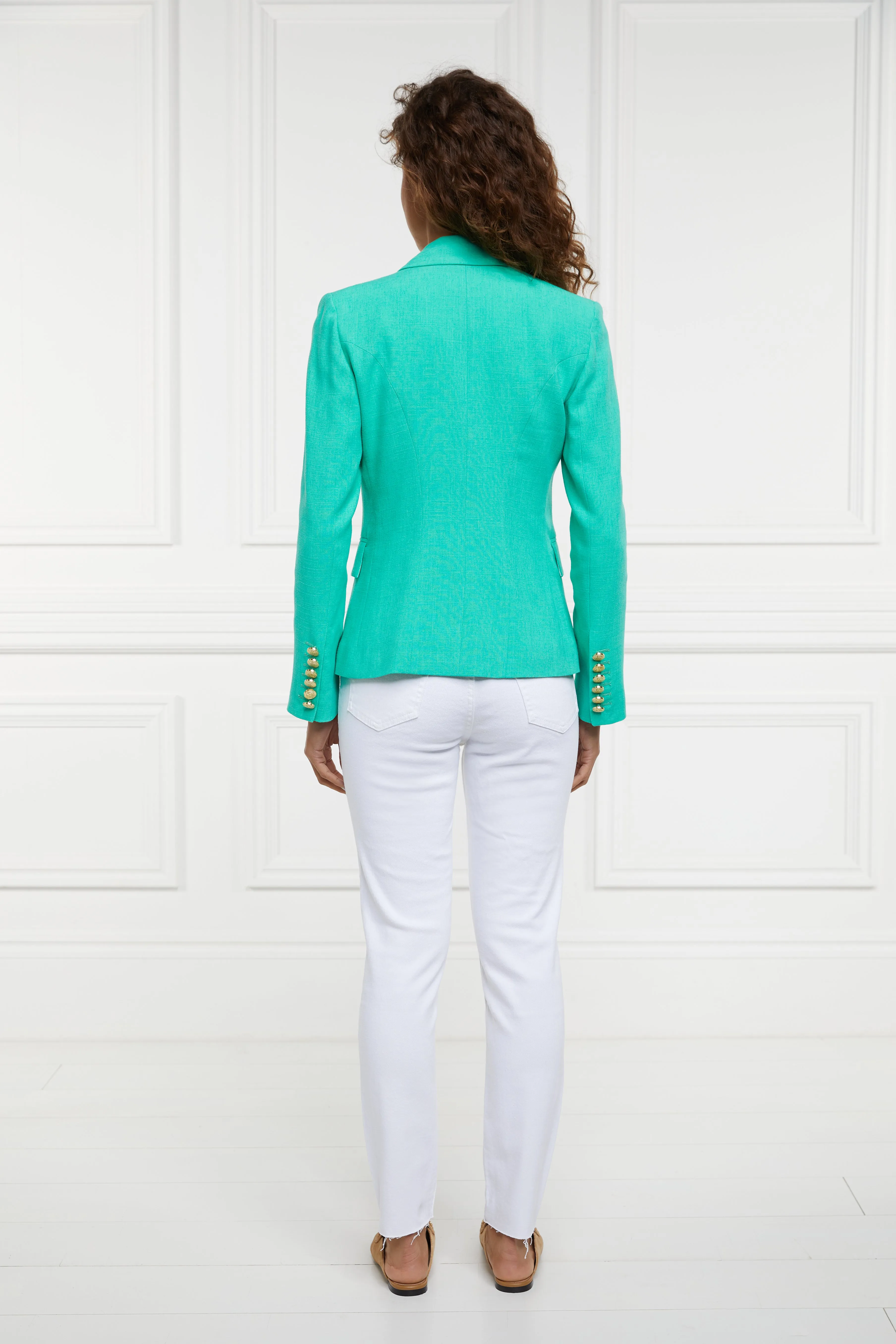 Knightsbridge Blazer (Jade Linen)