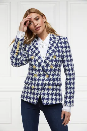 Knightsbridge Blazer (Large Scale Navy Houndstooth)