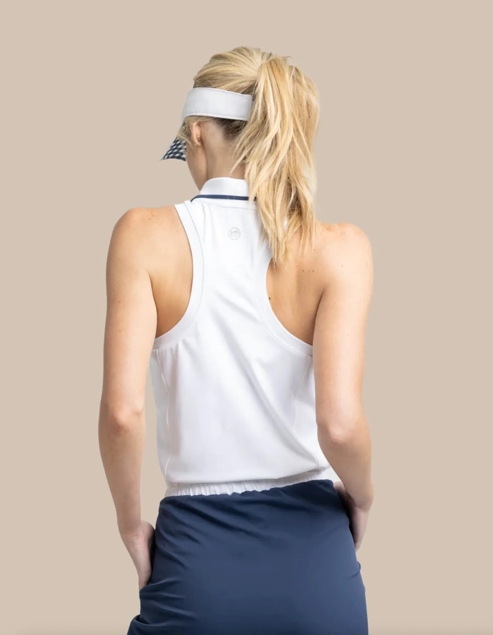 Kristy Performance Tank | Classic White