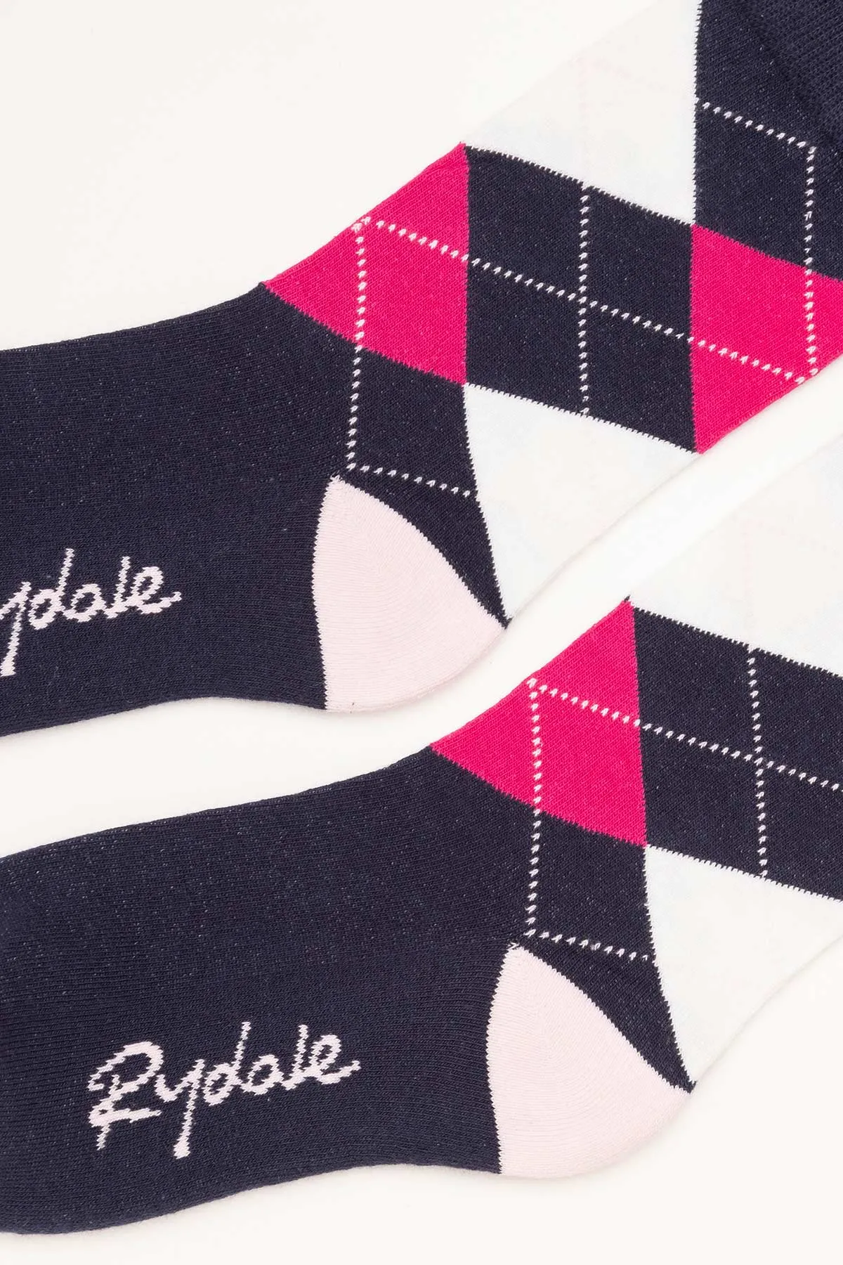 Ladies Argyle Ankle Socks