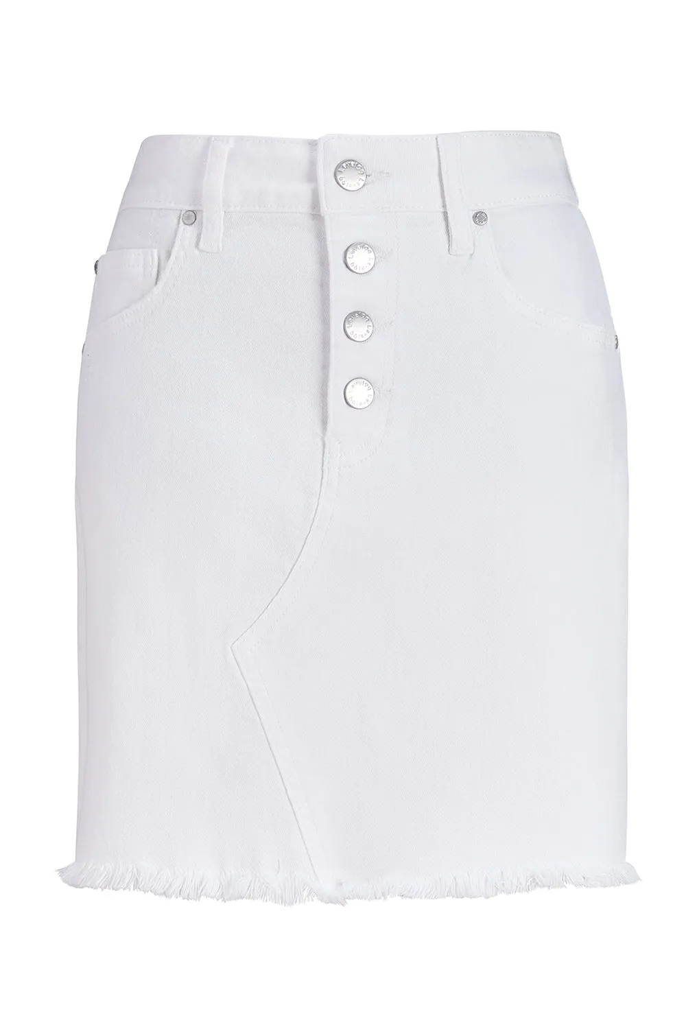 Lana Exposed Button Skirt