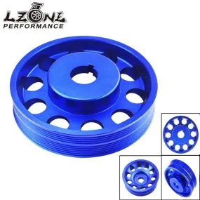 Light Weight Aluminum Crankshaft Crank Pulley for Subaru Impreza WRX Sti JR-CP013