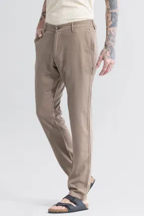 LinenLoom Brown Trouser