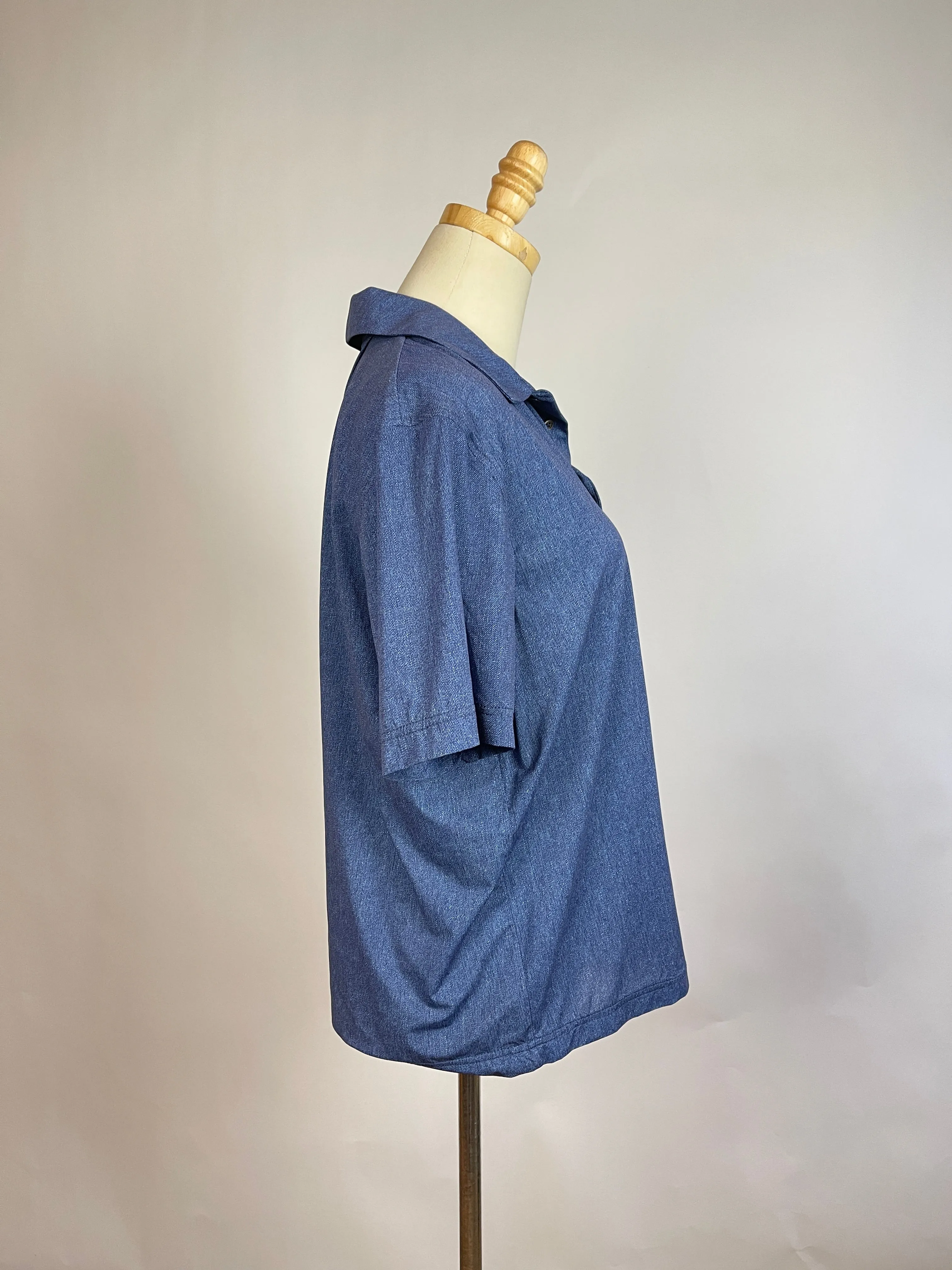 Maryam Nassir Zadeh Blue Polo (M)