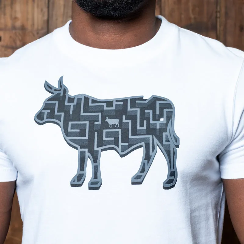 Maze Game Nguni Crew Tee Pelican