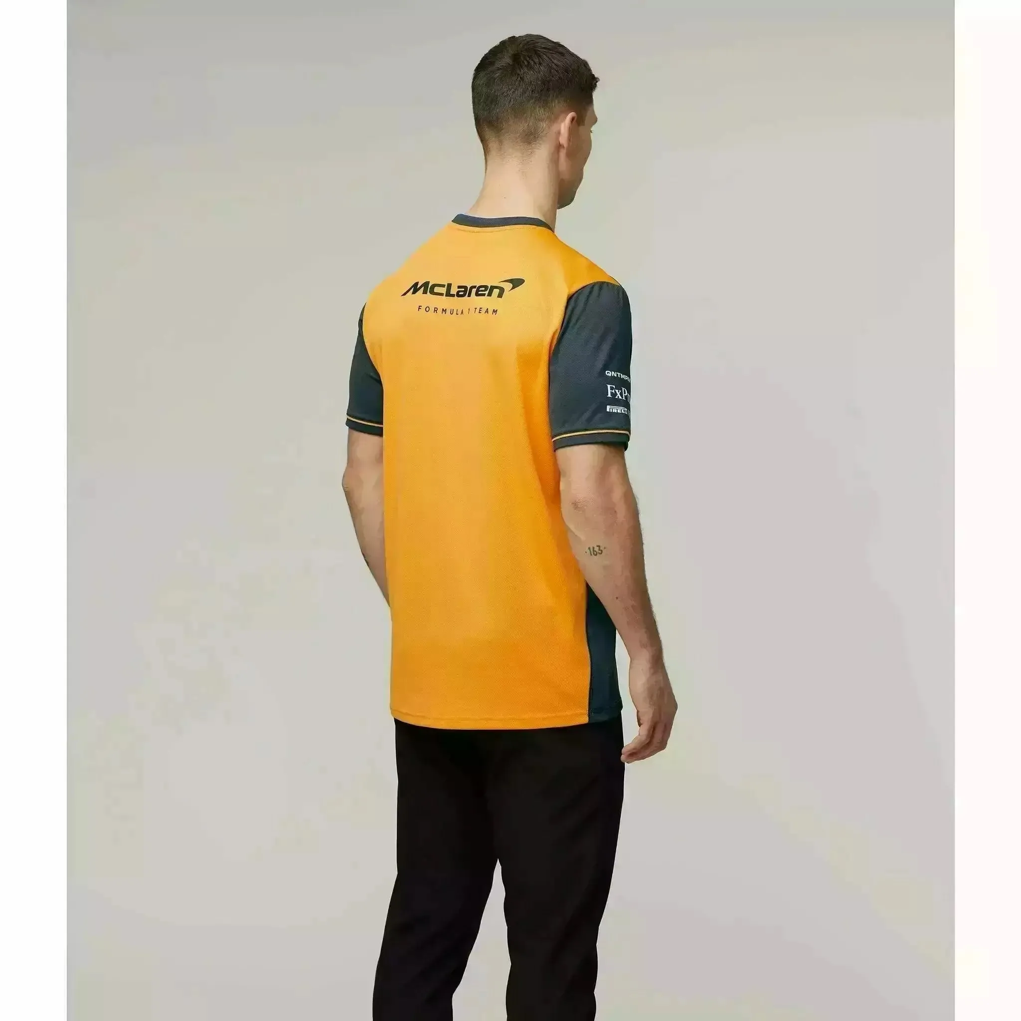 McLaren F1 Men's Team Replica Set Up T-Shirt - Papaya/Phantom