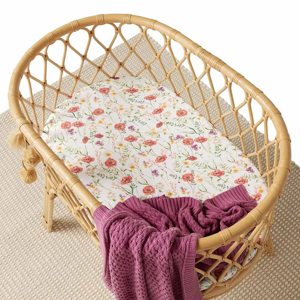 Meadow | Bassinet Sheet / Change Pad Cover