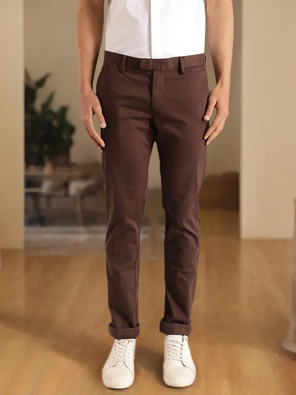 Men Brooklyn Fit Cotton Stretch Trouser