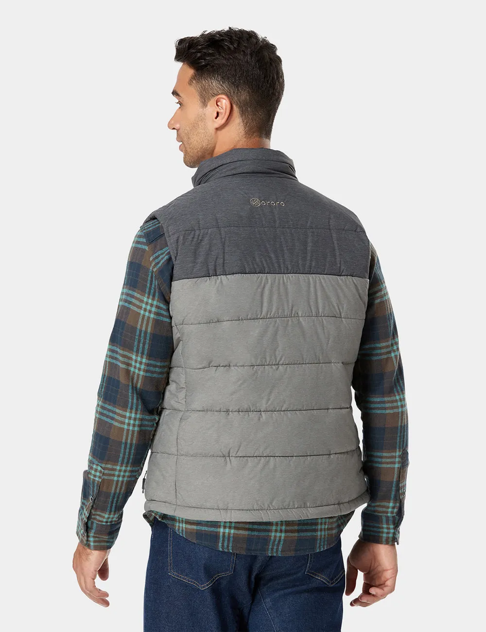 Men's Classic Heated Vest - Flecking Gray