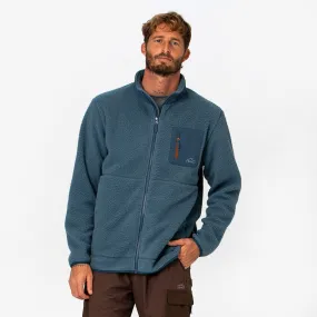 Mens Cosy Camp Fleece Blue Haven