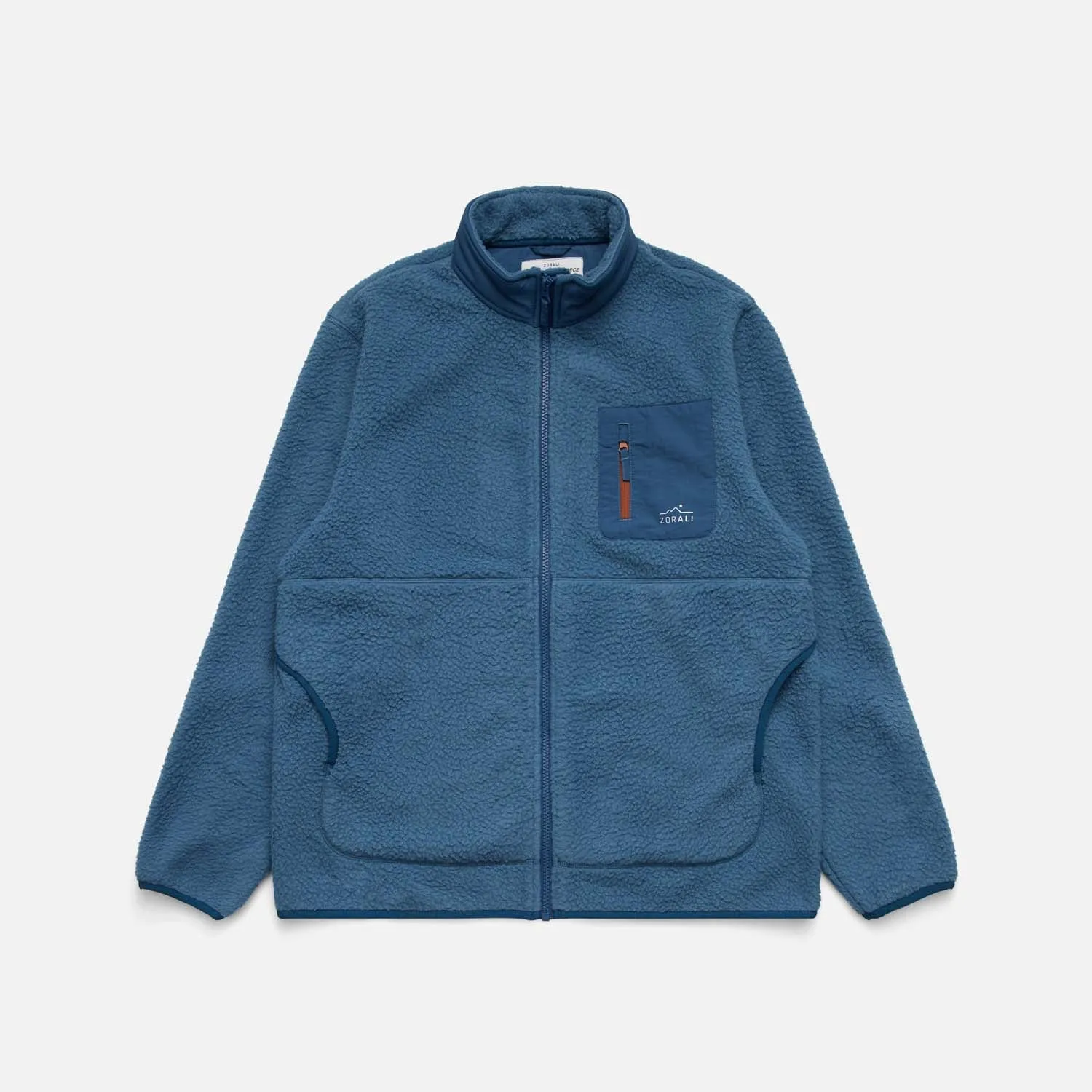 Mens Cosy Camp Fleece Blue Haven