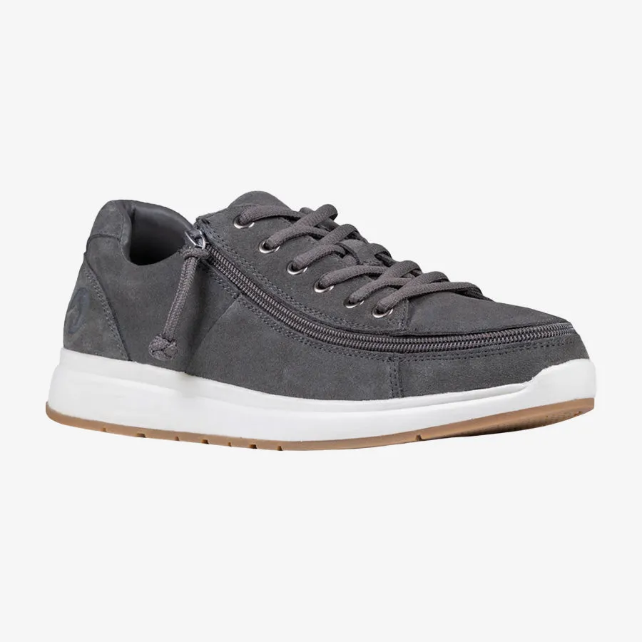 Men's Grey Suede BILLY Comfort Low