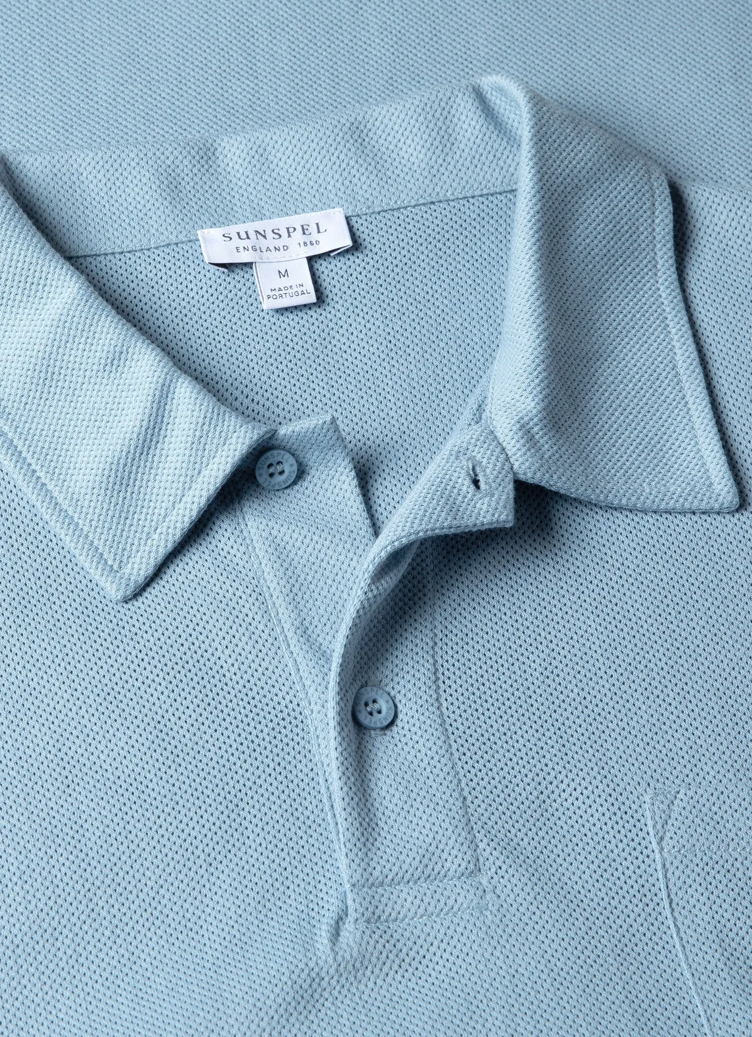 Men's Riviera Polo Shirt in Sky Blue