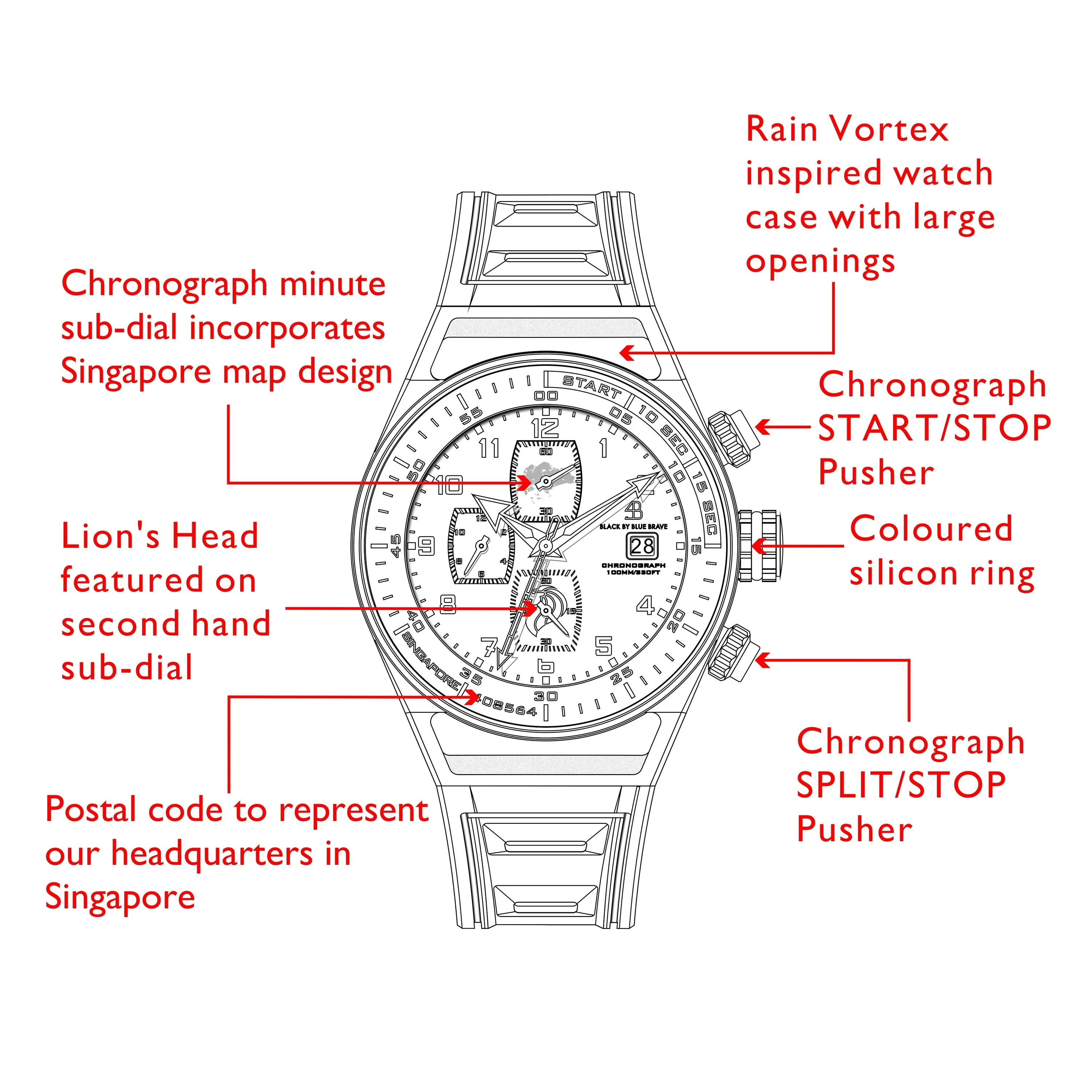 MERLION II CHRONOGRAPH