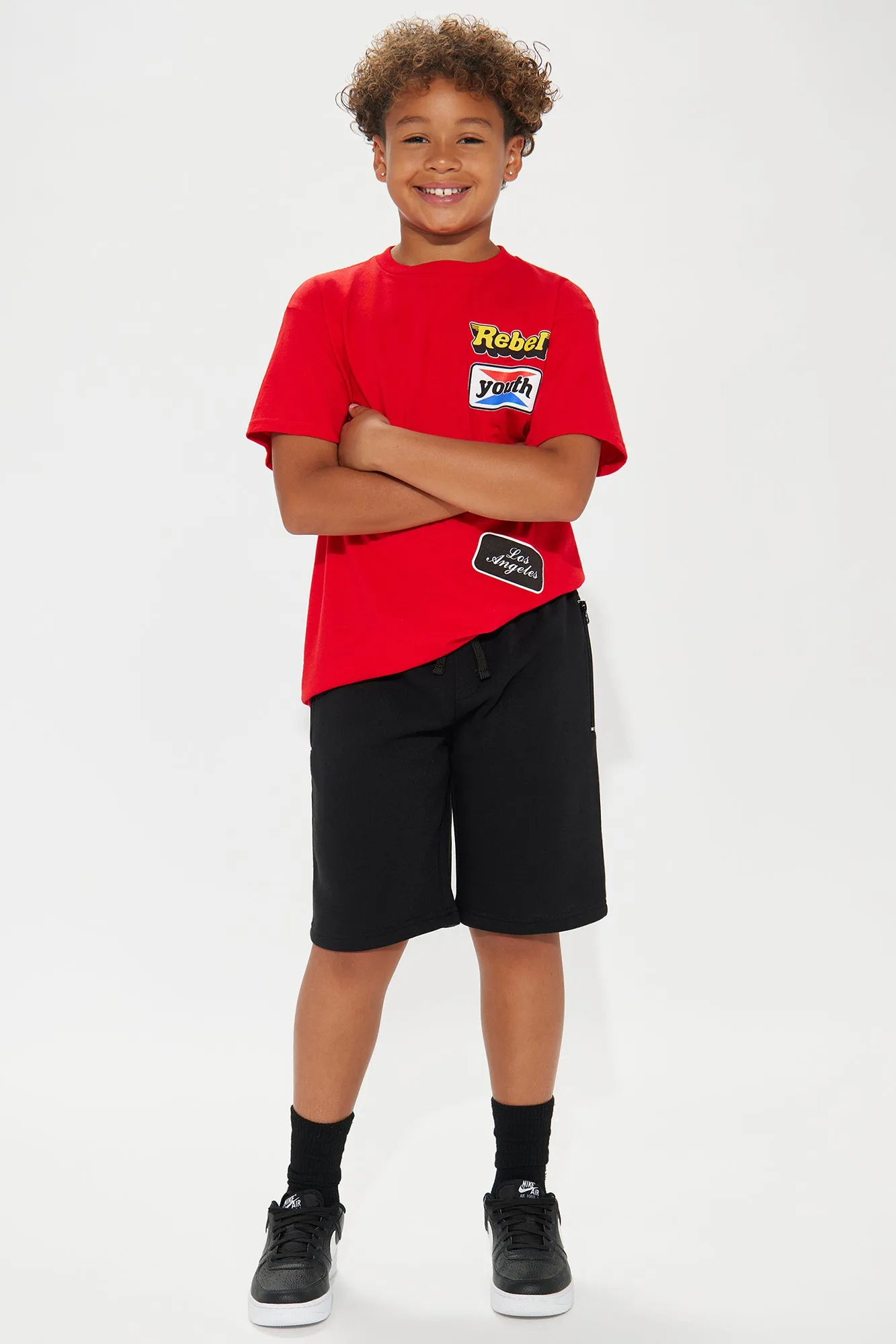 Mini Always Clean II  Fleece Shorts - Black