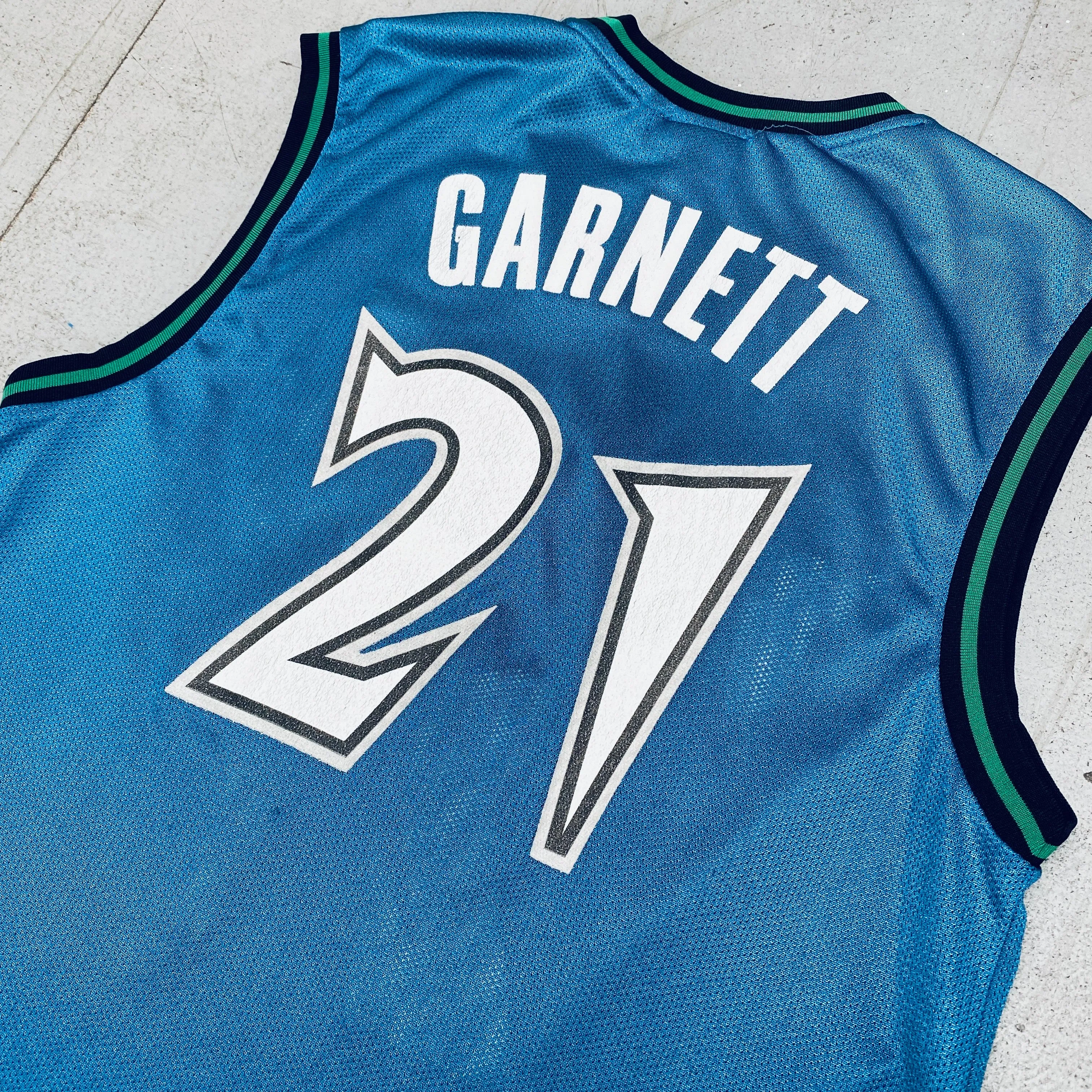 Minnesota Timberwolves: Kevin Garnett 2003/04 Blue Reebok Jersey (S)