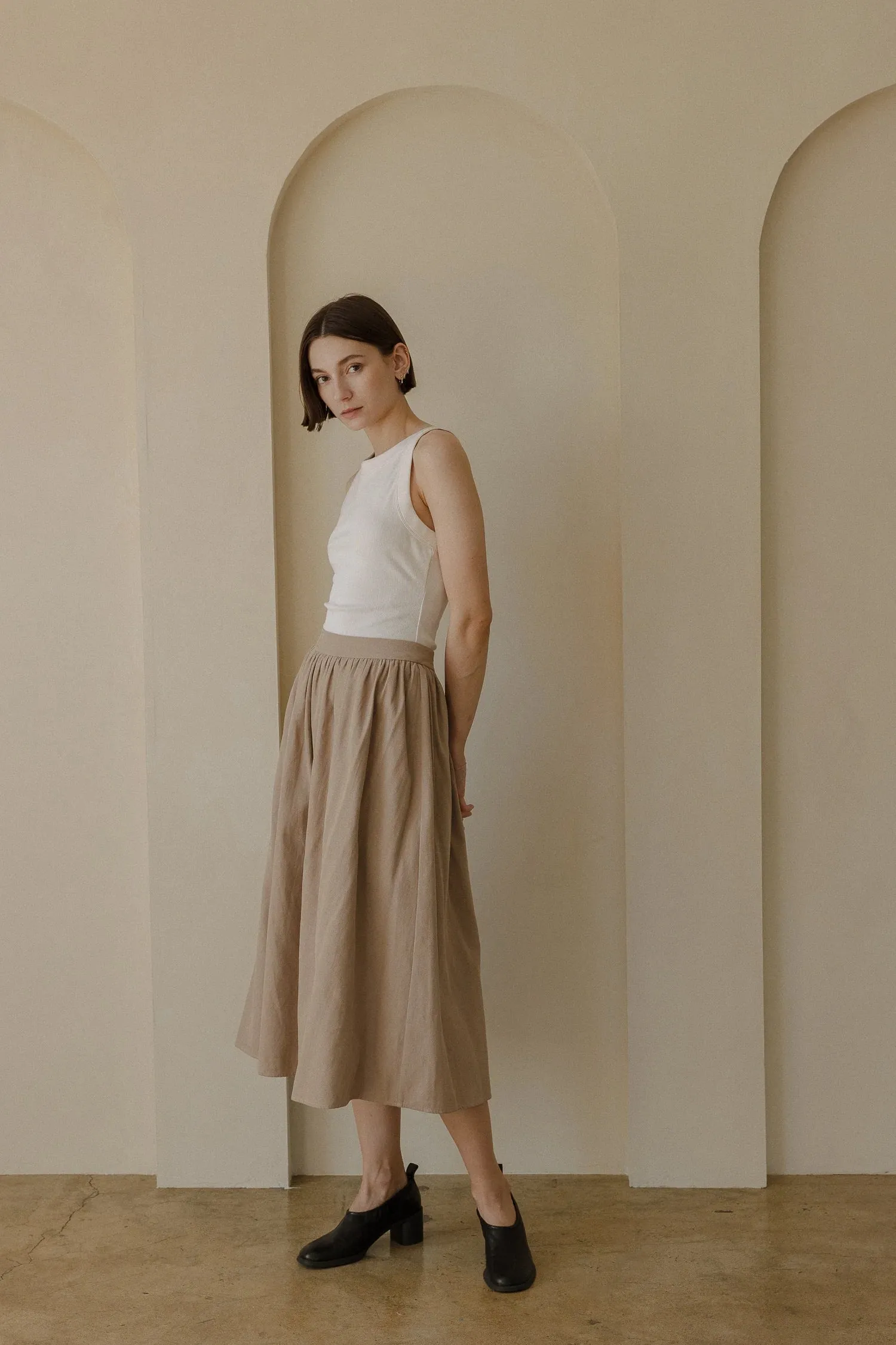 Mod Ref - The Maya Skirt | Khaki