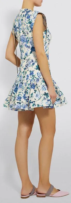 'Moncur' Flounce Mini Dress