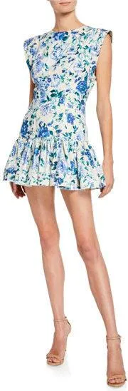 'Moncur' Flounce Mini Dress