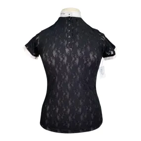 Montar 'Amelia' Lace Competition Shirt in Black - Women's XL