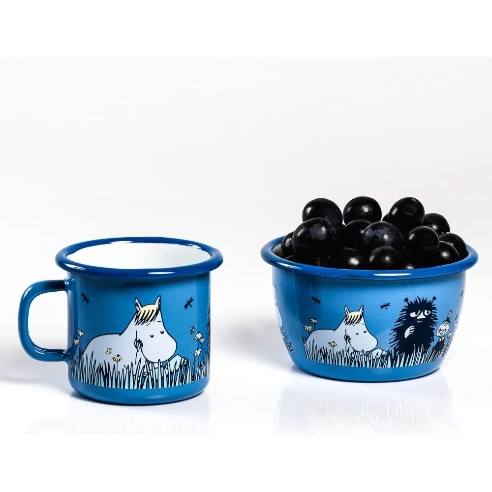 Moomin Friends Mug 2,5dl Blue - Muurla