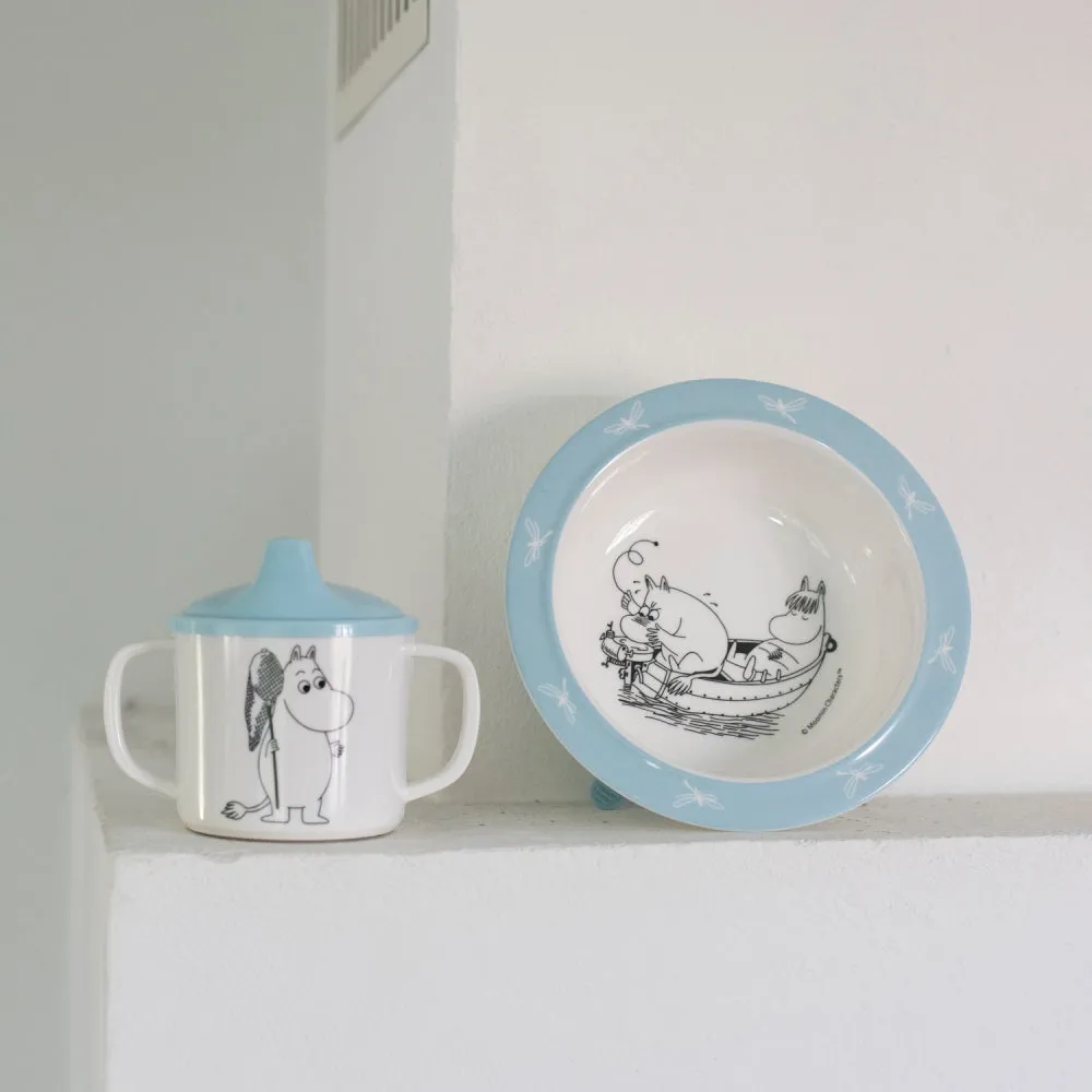 Moomin Suction Bowl Blue - Rätt Start